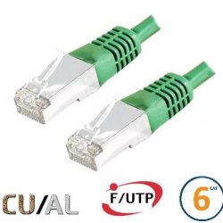 Cordon RJ45 Cat 6 F/UTP Classic 15m vert