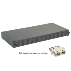 Tiroir optique 19" 24 FO 12 SC/SC duplex multimode