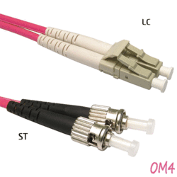 Jarretière OM4 LC/UPC ST/UPC Duplex Primacy 1m