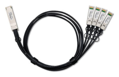 Câble pieuvre QSFP28 vers 4 x SFP28 1m