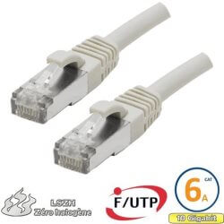 Cordon RJ45 Cat 6a F/UTP Primacy LSZH 30m beige
