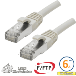 Cordon RJ45 Cat 6a F/FTP Primacy LSZH 30m beige
