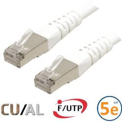 Cordon RJ45 Cat 5e F/UTP Classic  10m blanc