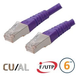 Cordon RJ45 Cat 6 F/UTP Classic  10m violet