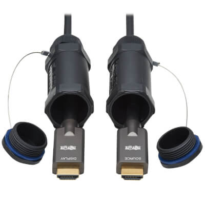 Câble vidéo HDMI 4K/60Hz M/M (FO) IP68 actif 30m