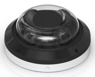 Caméra Sécurité Blanche 32MP Multi-Objectifs AI