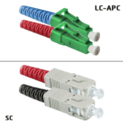 Jarretière OS2 LC/APC SC/UPC Duplex Primacy 1m