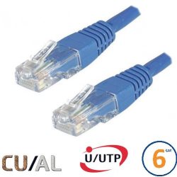 Cordon RJ45 Cat 6 U/UTP Classic 15m bleu