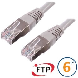 Cordon RJ45 Cat 6 F/UTP Classic 15m beige