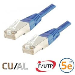 Cordon RJ45 Cat 5e F/UTP Classic  10m bleu