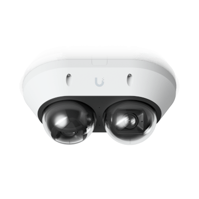 Caméra Sécurité blanche 16MP Multi-Objectifs AI