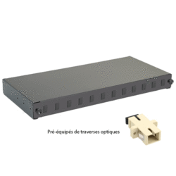 Tiroir optique 19" 12 FO 12 SC/SC simplex monomode