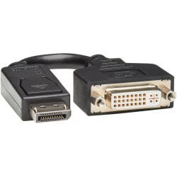 Câble adapta. DisplayPort M vers DVI-I F (15,2 cm)